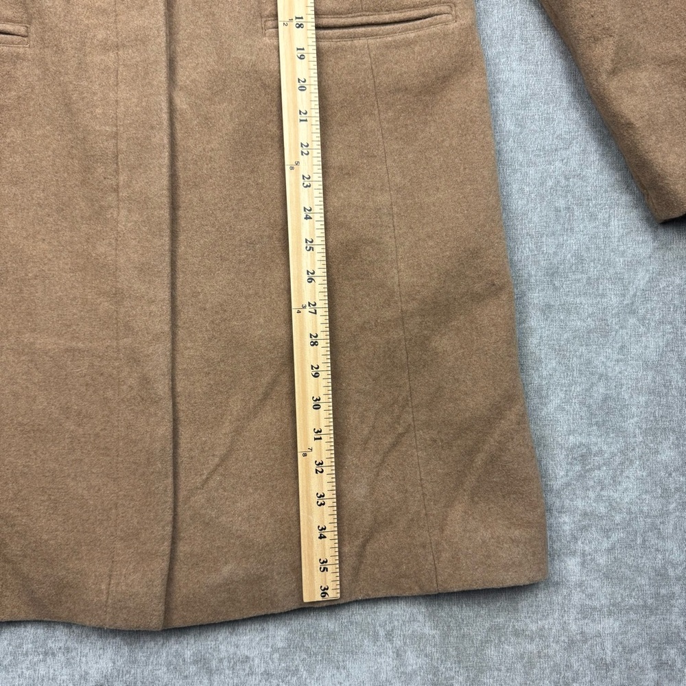 GAP Wool/Cashmere Camel long coat w/Pink Lining Women’s size large - Picture 10 of 10